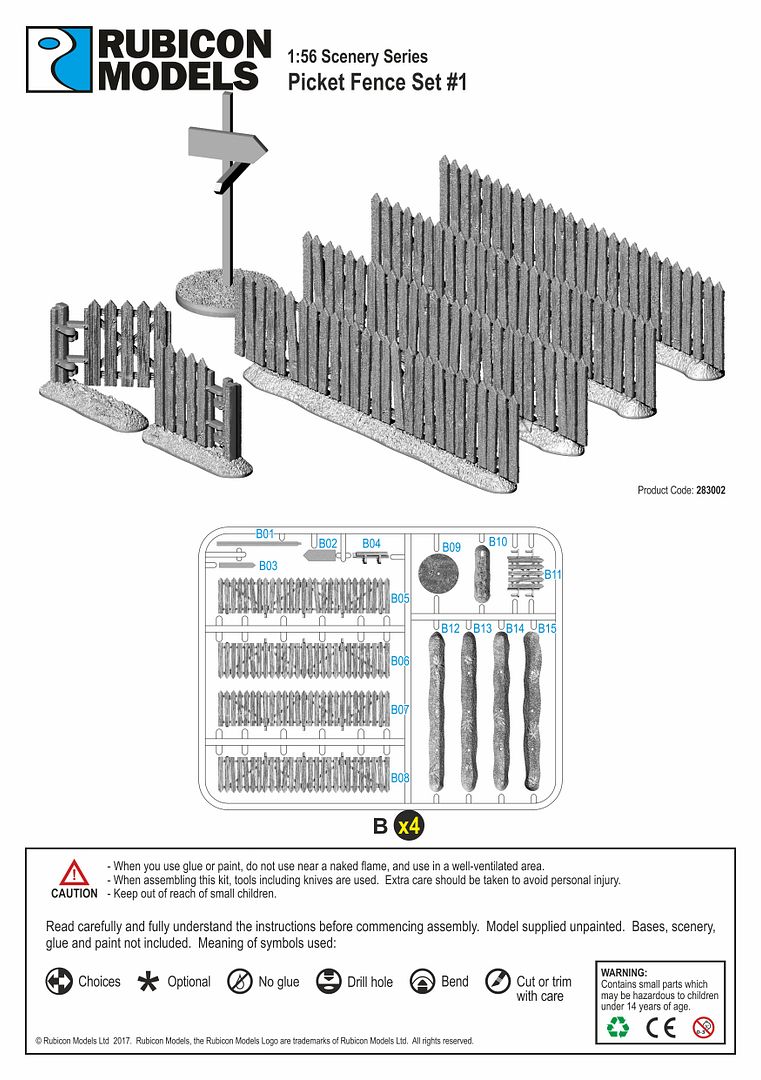 283002 Picket Fence Set 1